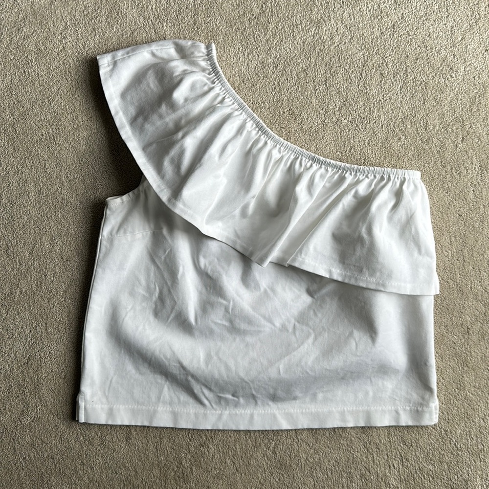 J. Crew One-shoulder Top - size Small